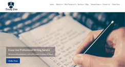 Desktop Screenshot of essaylive.com